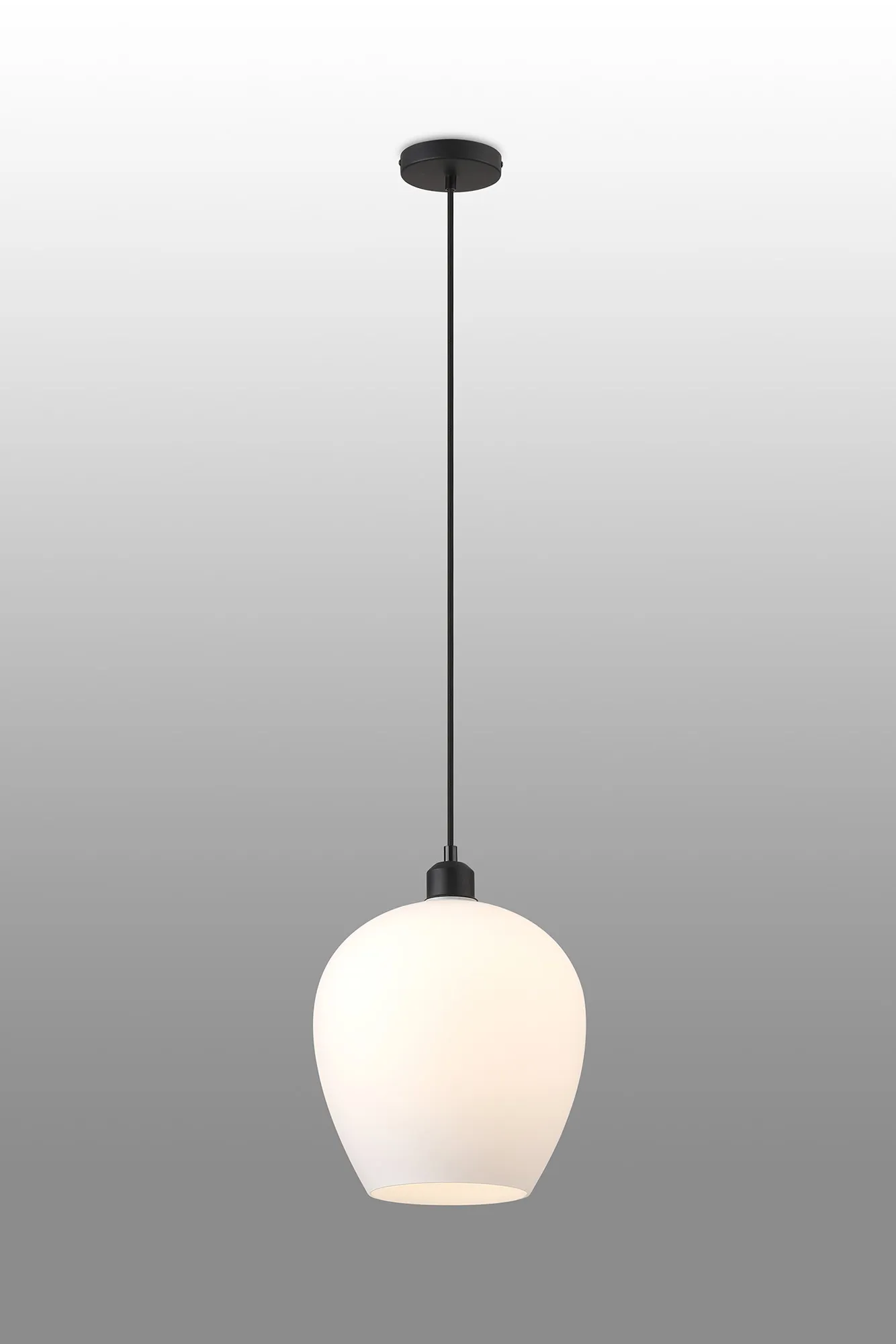 Cawdor Matt Black Ceiling Lights Deco Single Pendant